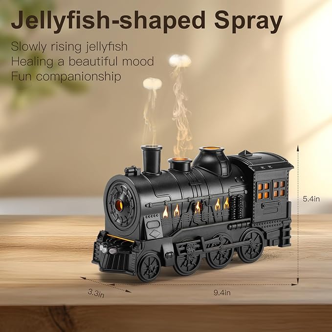 Train Humidifier – Cute Mini Desktop Steam Humidifier | Vybify.pk