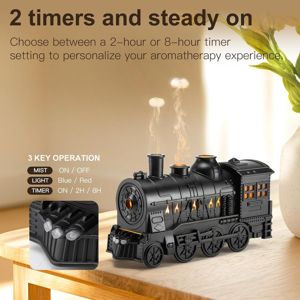 Train Humidifier – Cute Mini Desktop Steam Humidifier | Vybify.pk