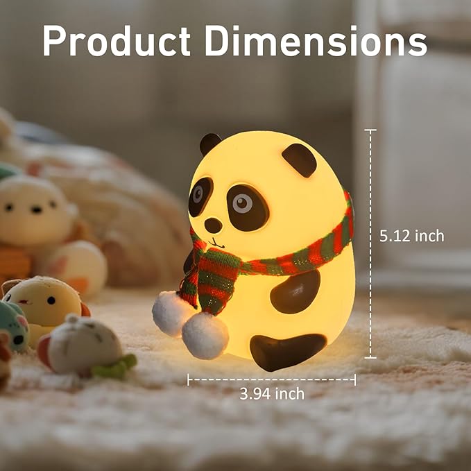 Adorable Panda Night Lamp | Soft LED Glow Bedside Light for Kids & Home Decor – vybify.pk