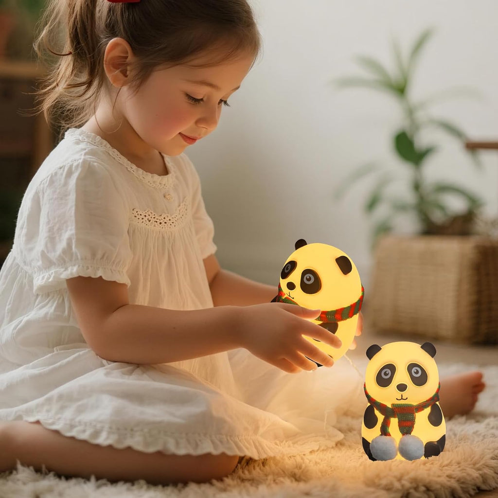 Adorable Panda Night Lamp | Soft LED Glow Bedside Light for Kids & Home Decor – vybify.pk